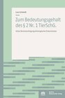 Buchcover Zum Bedeutungsgehalt des § 2 Nr. 1 TierSchG.