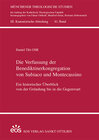 Buchcover Die Verfassung der Benediktinerkongregation von Subiaco und Montecassino