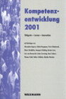 Buchcover Kompetenzentwicklung 2001