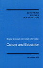 Buchcover Culture and Education