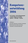 Buchcover Kompetenzentwicklung 2006