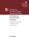 Buchcover Developing Standards-based Assessment Tasks for English as a First Foreign Language