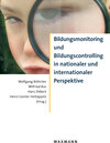 Buchcover Bildungsmonitoring und Bildungscontrolling in nationaler und internationaler Perspektive
