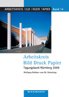 Buchcover Arbeitskreis Bild Druck Papier Tagungsband Nürnberg 2009