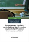 Buchcover Kompetenzen von Lehramtsstudierenden in gering strukturierten Domänen