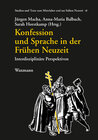 Buchcover Konfession und Sprache in der Frühen Neuzeit