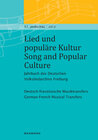 Buchcover Lied und populäre Kultur – Song and Popular Culture 57 (2012)