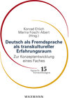 Buchcover Deutsch als Fremdsprache als transkultureller Erfahrungsraum