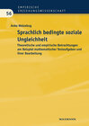 Buchcover Sprachlich bedingte soziale Ungleichheit