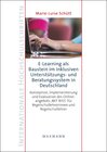 Buchcover E-Learning als Baustein im inklusiven Unterstützungs- und Beratungssystem in Deutschland