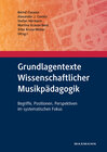 Buchcover Grundlagentexte Wissenschaftlicher Musikpädagogik