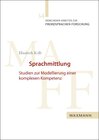 Buchcover Sprachmittlung