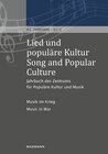 Buchcover Lied und populäre Kultur / Song and Popular Culture 63 (2018)
