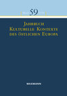 Buchcover Jahrbuch Kulturelle Kontexte des östlichen Europa