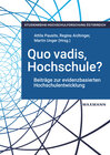 Buchcover Quo vadis, Hochschule?