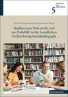 Buchcover Studien zum Unterricht und zur Didaktik in der beruflichen Fachrichtung Sozialpädagogik