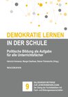 Buchcover Demokratie lernen in der Schule