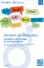 Buchcover Variation im Deutschen: Grundlagen und Vorschläge für den Regelunterricht