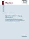Buchcover Sprachsensibler Umgang mit Texten