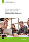 Buchcover Optimierung schulischer Bildungsprozesse – What works?