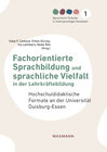 Buchcover Fachorientierte Sprachbildung und sprachliche Vielfalt in der Lehrkräftebildung
