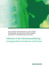 Buchcover Inklusion in der Lehramtsausbildung – Lerngegenstände, Interaktionen und Prozesse