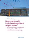 Buchcover Deutschunterricht im Vorbereitungsdienst adaptiv planen