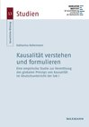 Buchcover Kausalsätze verstehen und formulieren