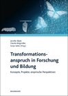 Buchcover Transformationsanspruch in Forschung und Bildung