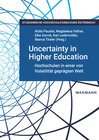 Buchcover Uncertainty in Higher Education