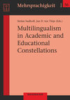Buchcover Multilingualism in Academic and Educational Constellations