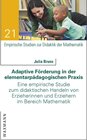 Buchcover Adaptive Förderung in der elementarpädagogischen Praxis