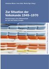 Buchcover Zur Situation der Volkskunde 1945-1970
