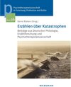 Buchcover Erzählen über Katastrophen