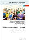 Buchcover Person - Persönlichkeit - Bildung