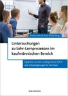 Buchcover Untersuchungen zu Lehr-Lernprozessen im kaufmännischen Bereich