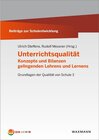 Buchcover Unterrichtsqualität