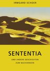 Buchcover Sententia und andere Geschichten zum Nachdenken