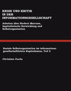 Buchcover Krise und Kritik in der Informationsgesellschaft