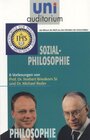 Buchcover Sozialphilosophie