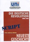 Buchcover Die Deutsche Revolution 1989/1990