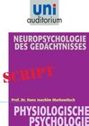 Buchcover Neuropsychologie des Gedächtnisses
