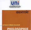 Buchcover Philosophie - Identität