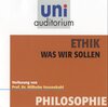 Buchcover Ethik -was wir sollen
