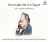 Buchcover Nietzsche für Anfänger - Also sprach Zarathustra