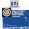 Buchcover Religionsphilosophie, Teil 5