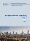 Buchcover Bankenaufsicht im Dialog 2015