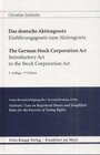 Buchcover Das deutsche Aktiengesetz /German Stock Corporation Law. Deutsch-Englische...
