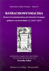 Buchcover Batrachomyomachia - Homers Froschmäusekrieg auf römischer Trompete geblasen von Jacob Balde