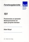 Buchcover Prozessanalyse an spanenden Werkzeugmaschinen mit digital geregelten Antrieben